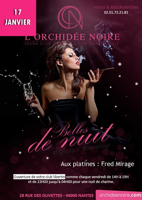 femme libertine nantes|LOrchidée Noire